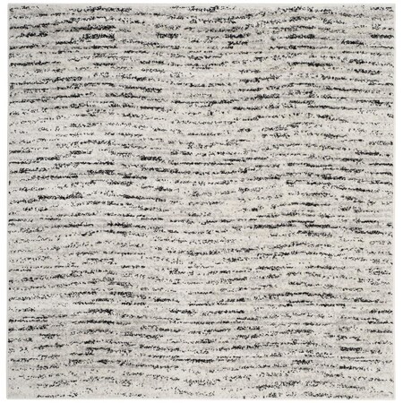 Safavieh Adirondack Power Loomed Square Area Rug Ivory & Silver - 4 x 4 ft. ADR117B-4SQ